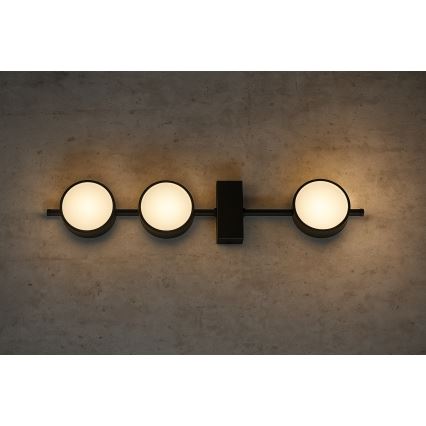 Brilagi - LED RGB+CCT Димируемо точково осветително тяло MONO 3xGX53/14W/230V 2700-6500K Wi-Fi Tuya черно