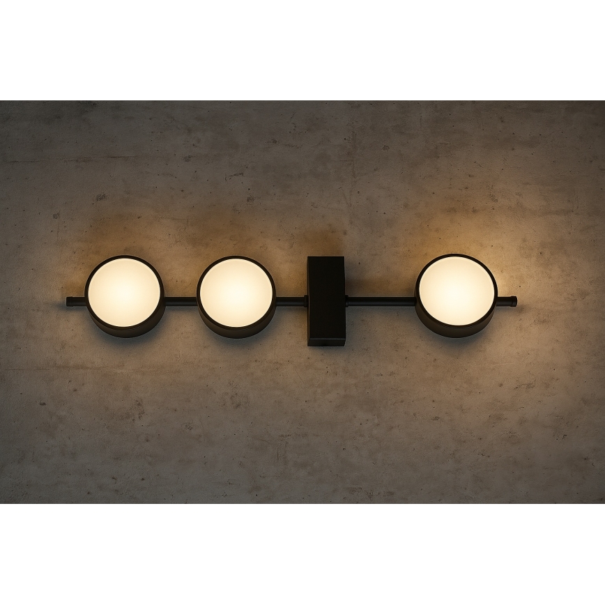Brilagi - LED RGB+CCT Димируемо точково осветително тяло MONO 3xGX53/14W/230V 2700-6500K Wi-Fi Tuya черно