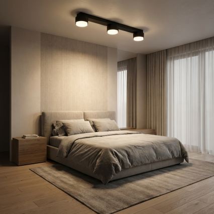 Brilagi - LED RGB+CCT димируемо точково осветително тяло MONO 3xGX53/14W/230V 2700-6500K Wi-Fi Tuya черно