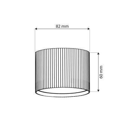Brilagi - LED RGB+CCT димируемо точково осветително тяло STRIPY 1xGX53/14W/230V 2700-6500K Wi-Fi Tuya черно
