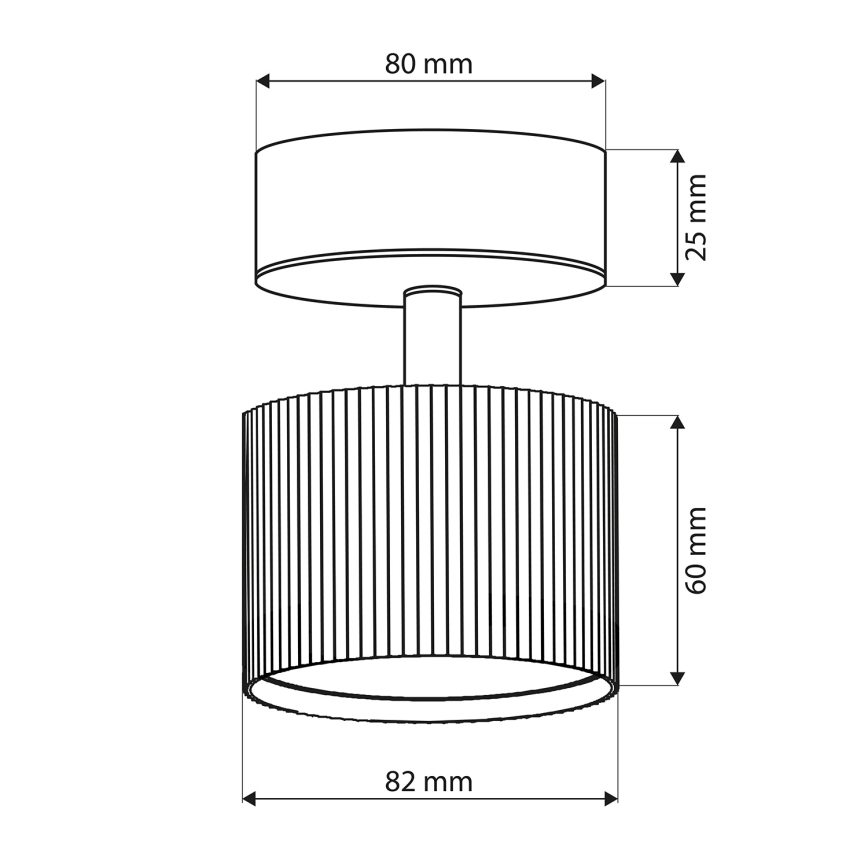 Brilagi - LED RGB+CCT димируемо точково осветително тяло STRIPY 1xGX53/14W/230V 2700-6500K Wi-Fi Tuya черно