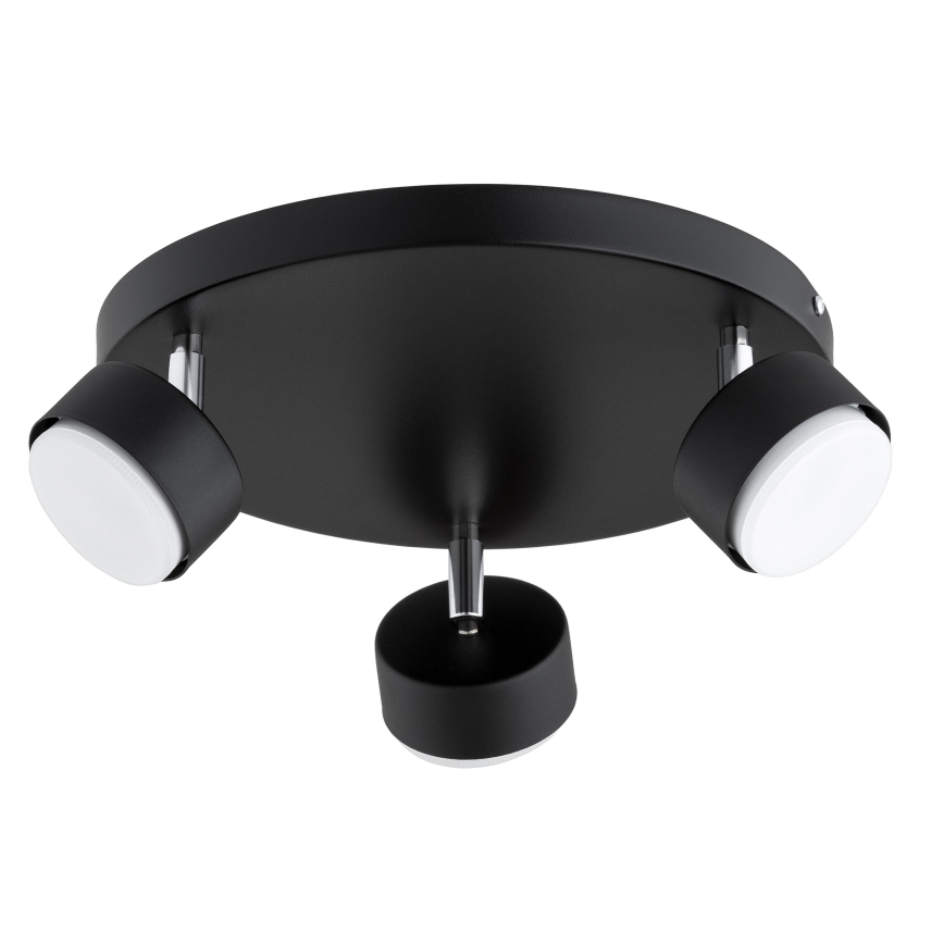 Brilagi - LED RGB+CCT Димируемо точково осветително тяло MONO 3xGX53/14W/230V 2700-6500K Wi-Fi Tuya черно