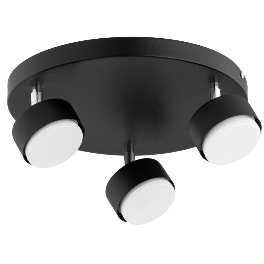 Brilagi - LED RGB+CCT Димируемо точково осветително тяло MONO 3xGX53/14W/230V 2700-6500K Wi-Fi Tuya черно
