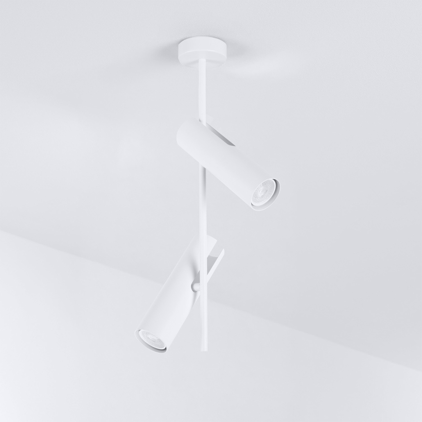Brilagi - LED RGBW димируем полилей на тръба BRANCH 2xGU10/6,5W/230V 2700-6500K бял