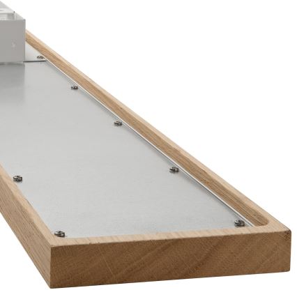 Brilagi - LED RGBW Димируем панел WOODY FRAME LED/34W/230V 11,5x123 см 2700-6500K дъб + дистанционно управление