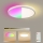 Brilagi - LED RGBW димируем плафон ULTRA SLIM LED/18W/230V 2700-6500K, диаметър 30 см, бял + дистанционно управление