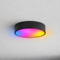 Brilagi - LED RGBW димируем плафон за баня CLARE 2xE27/9W/230V 2700-6500K Ø 30 см IP54 Wi-Fi черен