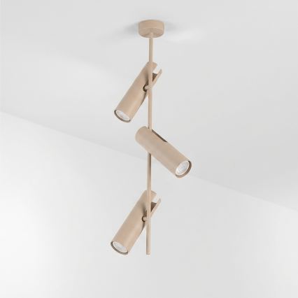 Brilagi - LED RGBW димируем полилей на тръба BRANCH 3xGU10/6,5W/230V 2700-6500K бежов