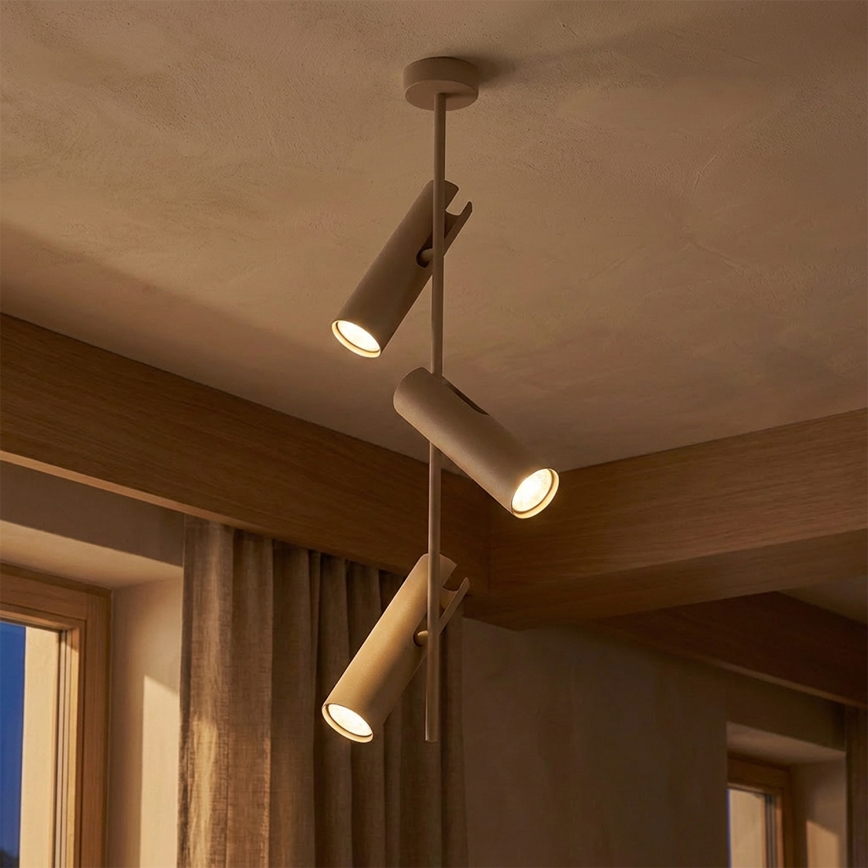 Brilagi - LED RGBW димируем полилей на тръба BRANCH 3xGU10/6,5W/230V 2700-6500K бежов