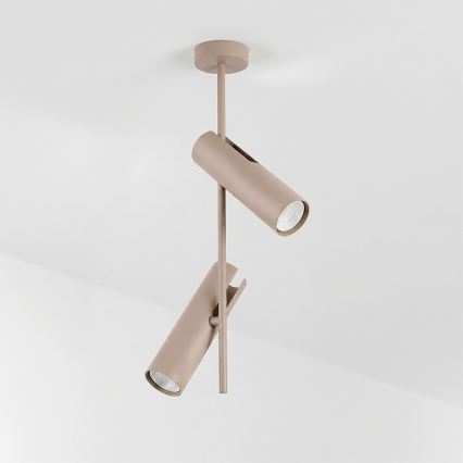 Brilagi - LED RGBW димируем полилей на тръба BRANCH 2xGU10/6,5W/230V 2700-6500K бежов