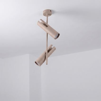 Brilagi - LED RGBW димируем полилей на тръба BRANCH 2xGU10/6,5W/230V 2700-6500K бежов