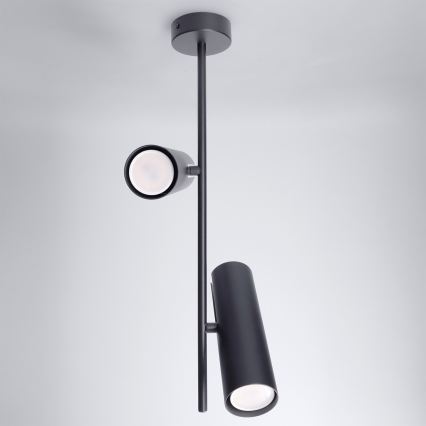 Brilagi - LED RGBW димируема лампа на тръба BRANCH 2xGU10/6,5W/230V 2700-6500K черна