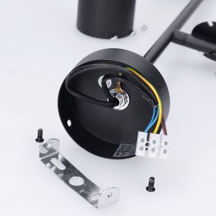 Brilagi - LED RGBW димируема лампа на тръба BRANCH 2xGU10/6,5W/230V 2700-6500K черна