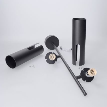 Brilagi - LED RGBW димируема лампа на тръба BRANCH 2xGU10/6,5W/230V 2700-6500K черна