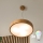 Brilagi - LED RGBW димируем полилей на кабел CARVALHO 3xE27/9W/230V 2700-6500K Wi-Fi дъб Ø 47,5 см