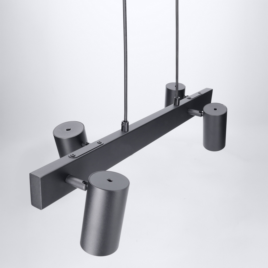 Brilagi - LED RGBW полилей с възможност за димиране на кабел SELE 4xGU10/6,5W/230V 2700-6500K черен