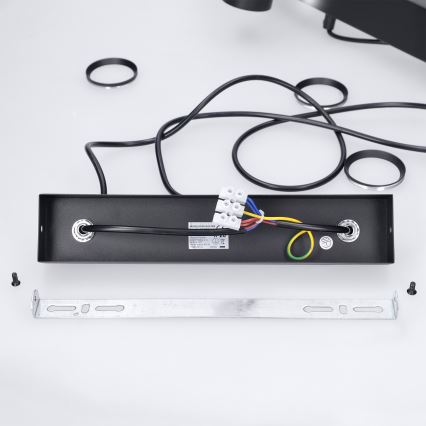 Brilagi - LED RGBW полилей с възможност за димиране на кабел SELE 4xGU10/6,5W/230V 2700-6500K черен