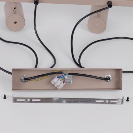 Brilagi - LED RGBW димируем полилей на кабел SELE 6xGU10/6,5W/230V 2700-6500K бежов + дистанционно управление