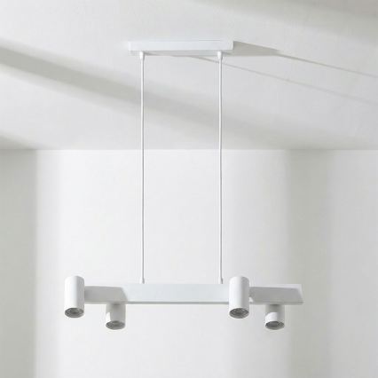 Brilagi - LED RGBW полилей с регулируема яркост на кабел SELE 4xGU10/6,5W/230V 2700-6500K бял