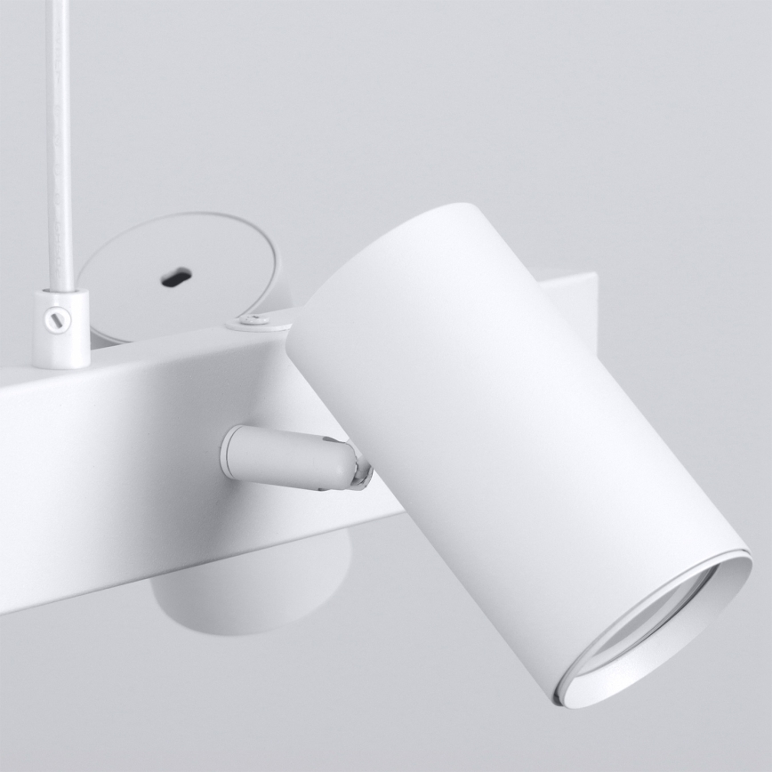 Brilagi - LED RGBW полилей с регулируема яркост на кабел SELE 4xGU10/6,5W/230V 2700-6500K бял