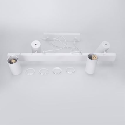Brilagi - LED RGBW полилей с регулируема яркост на кабел SELE 4xGU10/6,5W/230V 2700-6500K бял