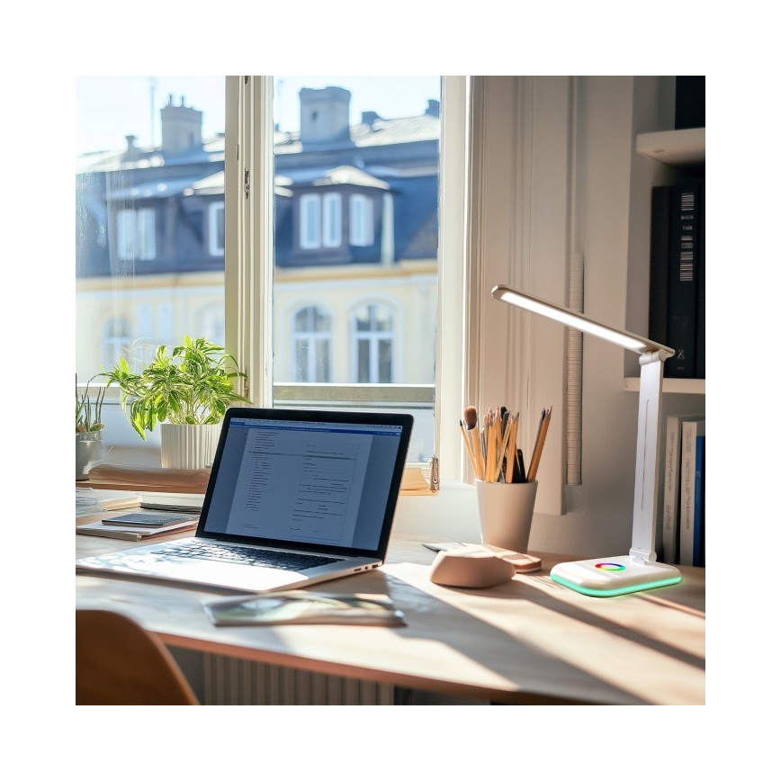 Brilagi - LED RGBW димируема настолна лампа MODO LED/7W/5V 3000/4000/6500K бяла