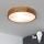 Brilagi - LED RGBW димируема плафониера CARVALHO 3xE27/9W/230V 2700-6500K Wi-Fi дъб Ø 47,5 см