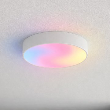Brilagi - LED RGBW димируема таванна лампа за баня CLARE 3xE27/9W/230V 2700-6500K Ø 40 см IP54 Wi-Fi бяла