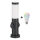 Brilagi - LED RGBW димируема външна лампа с 2 гнезда 1xE27/9W/230V 2700-6500K IP44 40 cm черна