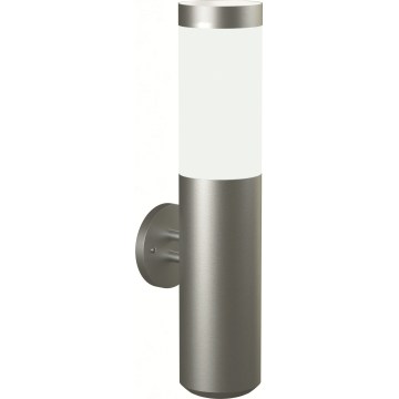 Brilagi - LED RGBW димируема външна стенна лампа ELIA 1xE27/6,5W/230V 2700-6500K IP44 Wi-Fi матов хром