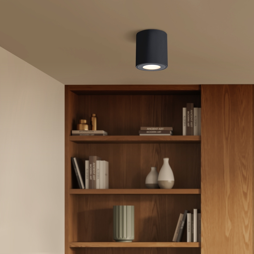 Brilagi - LED RGBW димируемо осветително тяло за баня MIA 1xGU10/30W/230V 3000K Wi-Fi 84x80 mm черно IP54