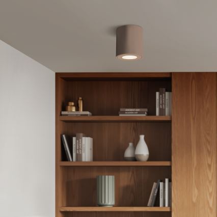 Brilagi - LED RGBW димируемо осветително тяло за баня MIA 1xGU10/4,8W/230V 3000K 84x80 mm бежово IP54 + дистанционно управление