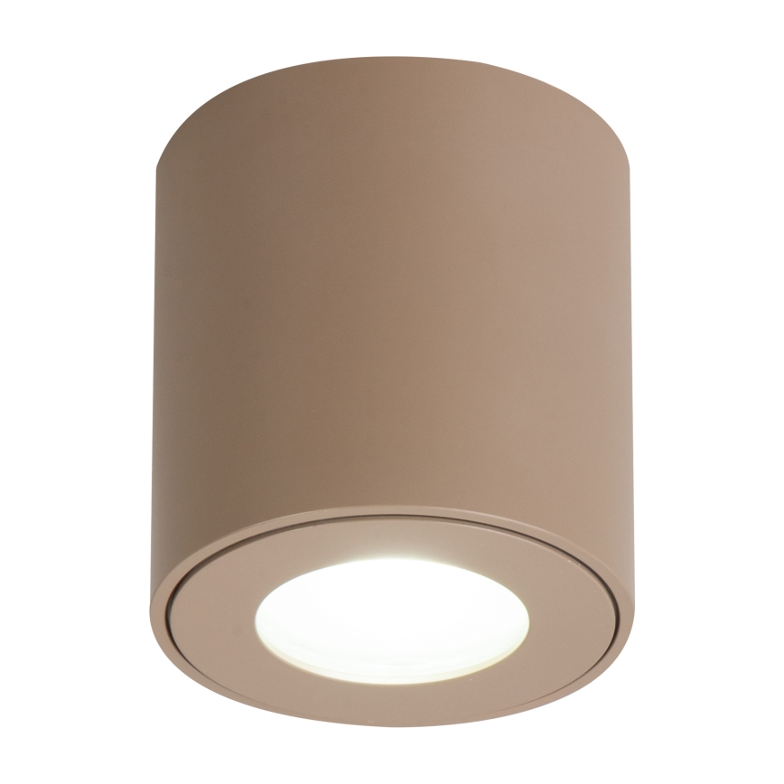 Brilagi - LED RGBW димируемо осветително тяло за баня MIA 1xGU10/4,8W/230V 3000K 84x80 mm бежово IP54 + дистанционно управление