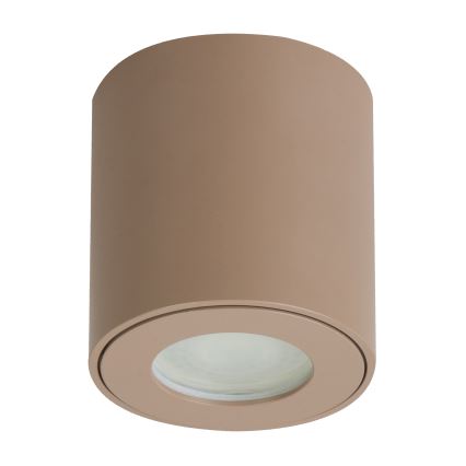 Brilagi - LED RGBW димируемо осветително тяло за баня MIA 1xGU10/4,8W/230V 3000K 84x80 mm бежово IP54 + дистанционно управление