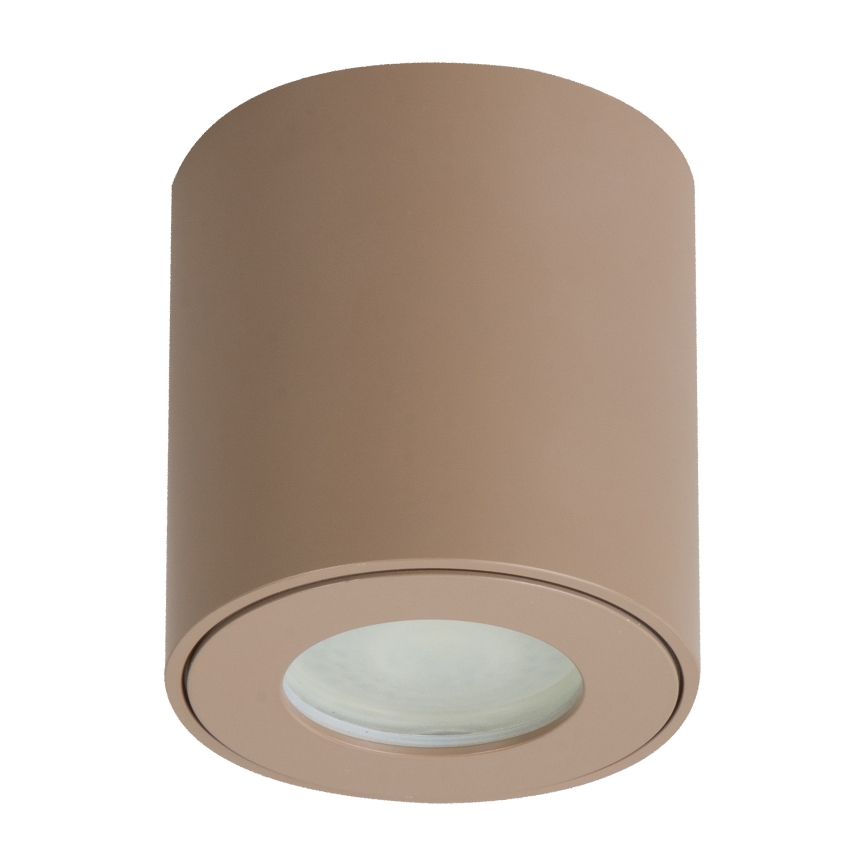Brilagi - LED RGBW димируемо осветително тяло за баня MIA 1xGU10/4,8W/230V 3000K 84x80 mm бежово IP54 + дистанционно управление