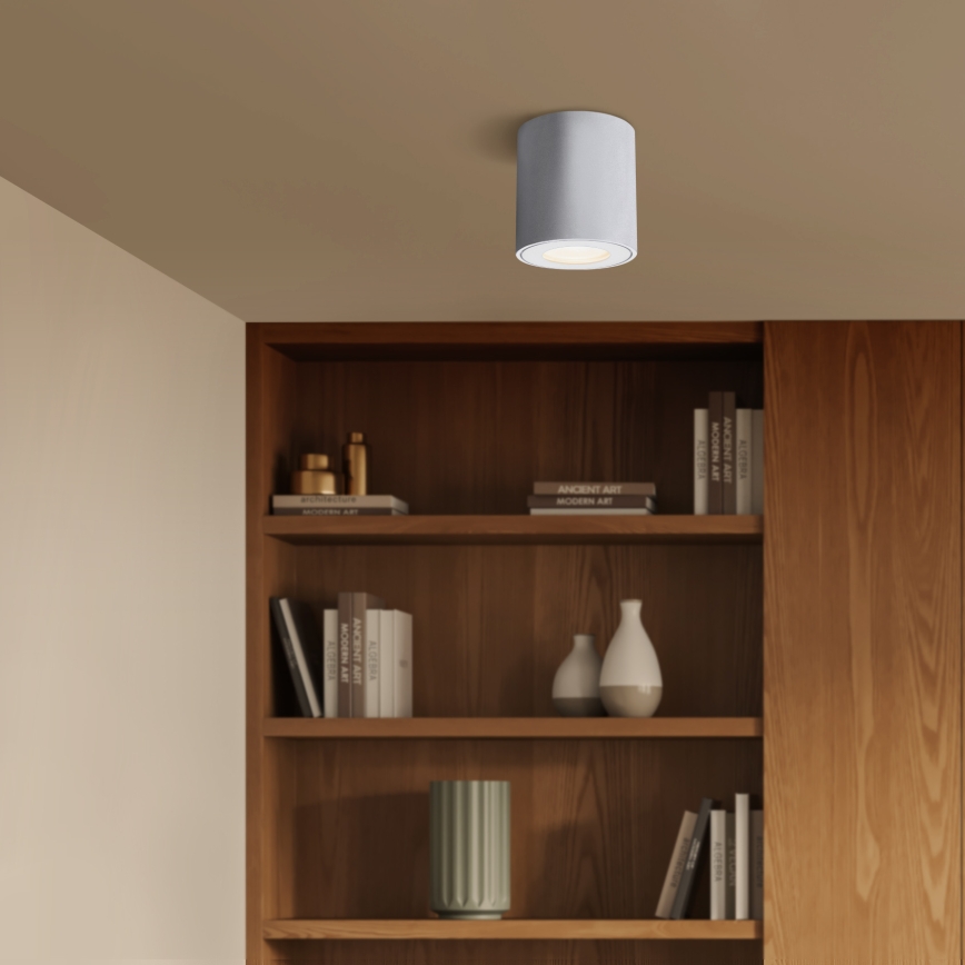 Brilagi - LED RGBW димируемо осветително тяло за баня MIA 1xGU10/6W/230V 3000K 84x80 mm бяло IP54 + дистанционно управление