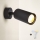 Brilagi - LED RGBW димируемо стенно точково осветително тяло SELE 1xGU10/4,8W/230V 3000K черно + дистанционно управление