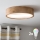 Brilagi - LED RGBW Димируемо таванно осветително тяло CARVALHO 2xE27/9W/230V 2700-6500K Wi-Fi дъб Ø 37,5 см