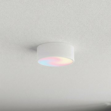 Brilagi - LED RGBW димируемо таванно осветително тяло CLARE 1xE27/9W/230V 2700-6500K Ø 20 см Wi-Fi бяло