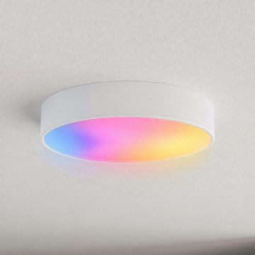Brilagi - LED RGBW димируемо таванно осветително тяло CLARE 3xE27/9W/230V 2700-6500K Ø 40 см Wi-Fi бяло
