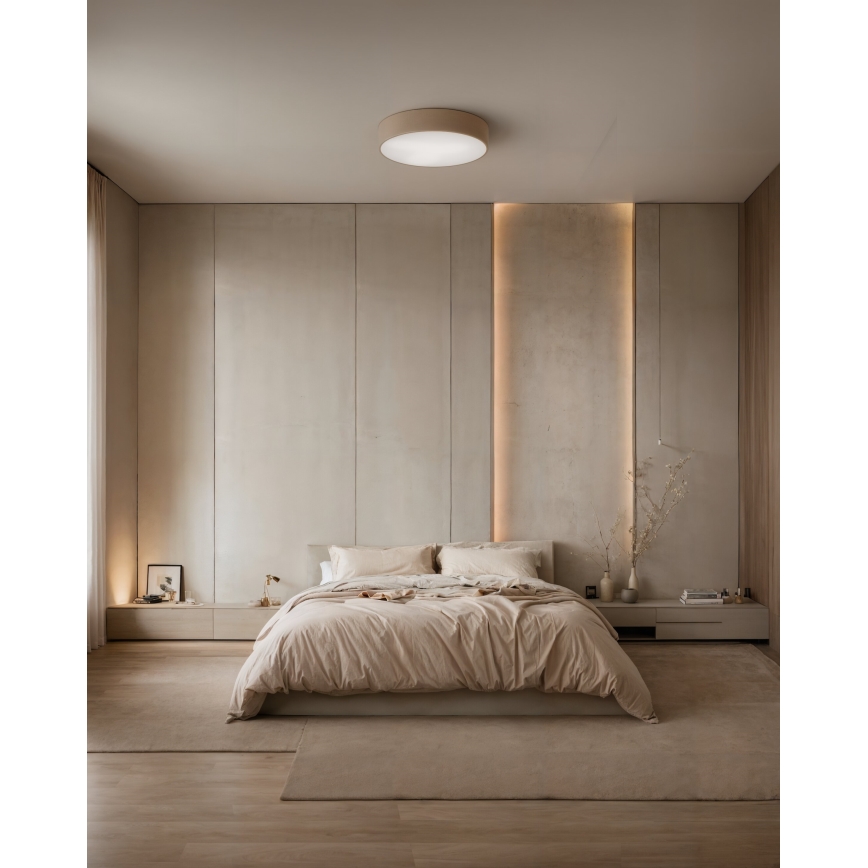 Brilagi - LED RGBW димируем таванен плафон CLARE 3xE27/9W/230V 2700-6500K Ø 40 см Wi-Fi бежов