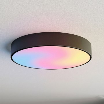 Brilagi - LED RGBW димируемо таванно осветително тяло CLARE 4xE27/9W/230V 2700-6500K Ø 50 cm Wi‑Fi черно