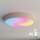 Brilagi - LED RGBW димируемо таванно осветително тяло CLARE 4xE27/9W/230V 2700–6500K Ø 50 см Wi-Fi бежово
