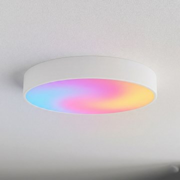 Brilagi - LED RGBW димируемо таванно осветително тяло CLARE 4xE27/9W/230V 2700-6500K Ø 50 см Wi-Fi бяло