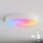 Brilagi - LED RGBW димируемо таванно осветително тяло CLARE 4xE27/9W/230V 2700-6500K Ø 50 см Wi-Fi бяло