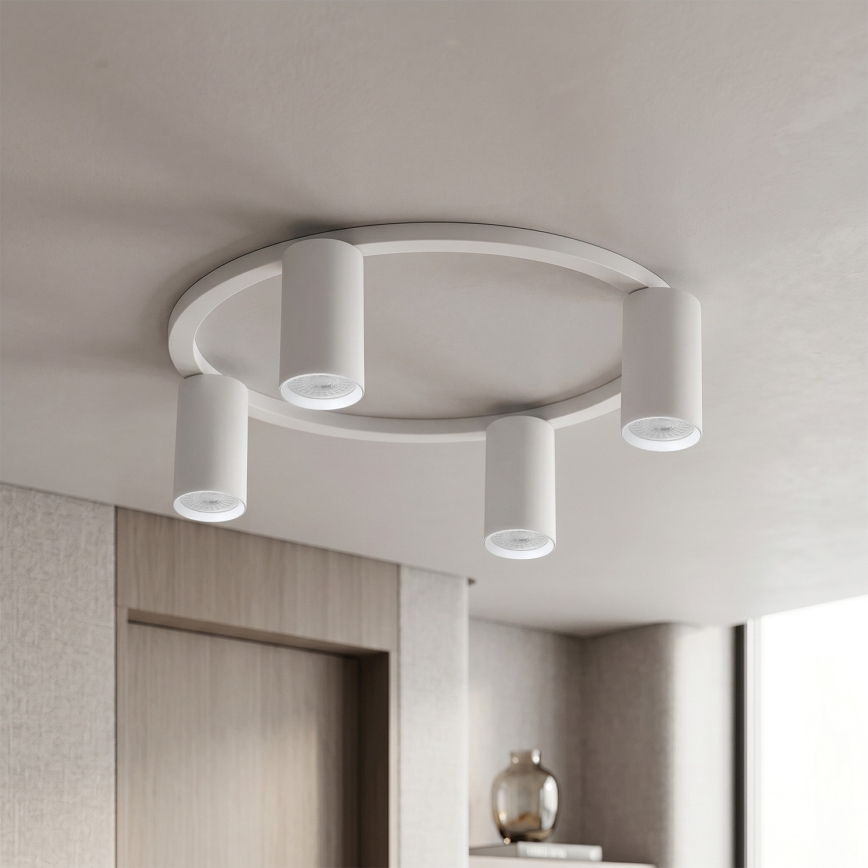 Brilagi - LED RGBW димируем таванен плафон SELE 4xGU10/6,5W/230V 2700-6500K бял