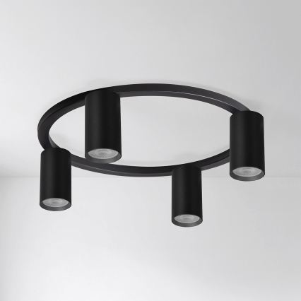 Brilagi - LED RGBW димируемо таванно осветително тяло SELE 4xGU10/6,5W/230V 2700-6500K черно