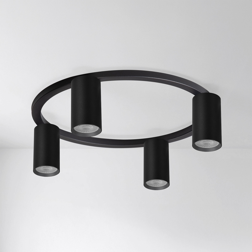 Brilagi - LED RGBW димируемо таванно осветително тяло SELE 4xGU10/6,5W/230V 2700-6500K черно