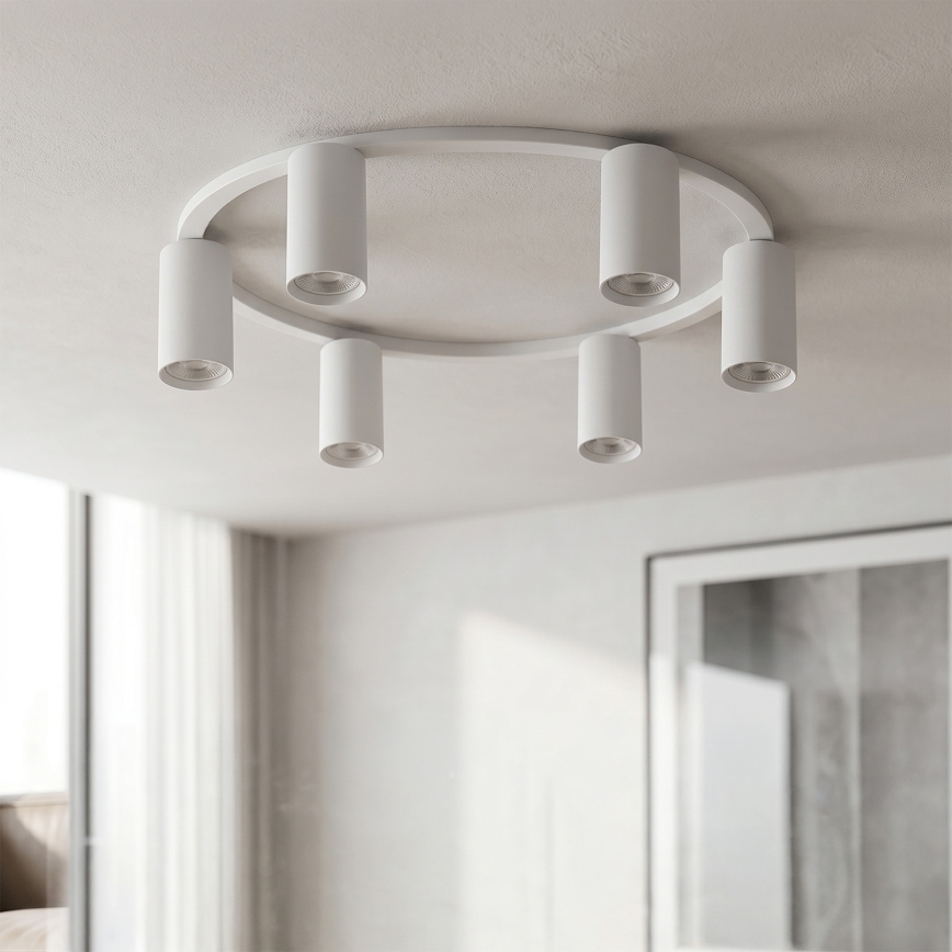 Brilagi - LED RGBW Димируемо таванно осветително тяло SELE 6xGU10/6,5W/230V 2700-6500K бяло + дистанционно управление