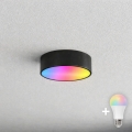 BRILAGI - LED RGBW димируемо таванно осветително тяло за баня CLARE 1xE27/12W/230V 2700-6500K диаметър 20 см IP54 черно